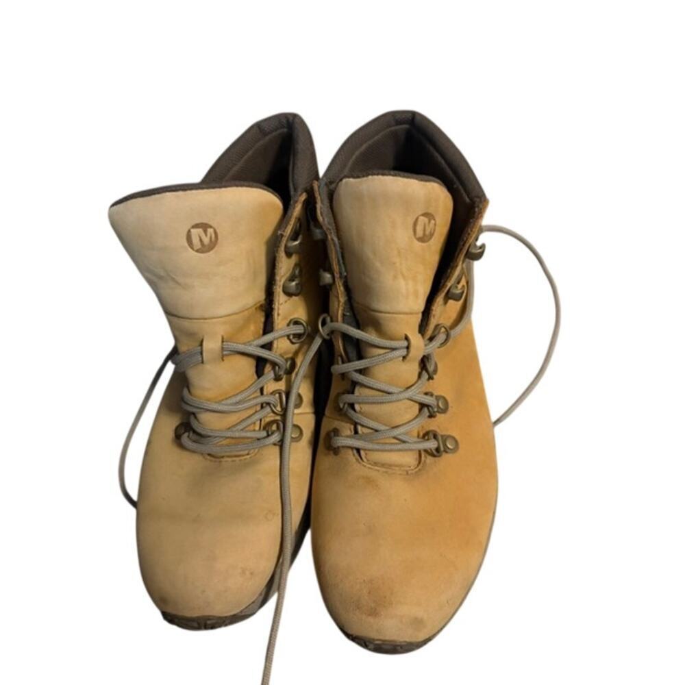 Merrell Women’s Tan Leather Hiking Boots Size 10
